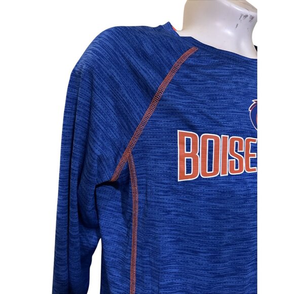 NEW Boise State BSU Broncos Colosseum  Blue Crew Neck Tee Shirt Youth M 12-14 - Picture 5 of 9